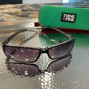 Think Pink Sunglasses with Case TP603 UV 400 made in Italy